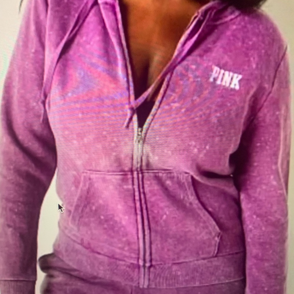 PINK Victoria's Secret Lavender Hoodie Sweater